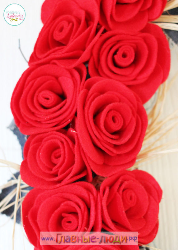 Розы из фетра своими руками, розы из ткани своими руками, цветы из ткани своими руками мастер класс, цветы из ткани своими руками пошагово (4)